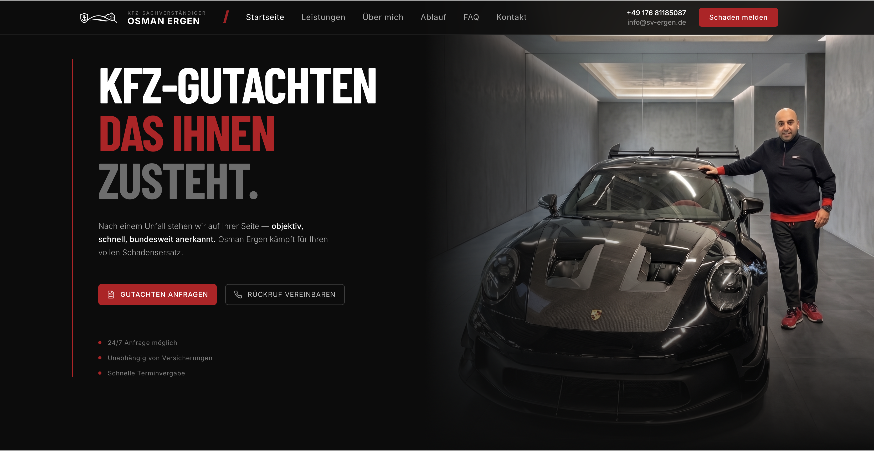 SV-Ergen. Dein KFZ-Gutachter in Hamburg.